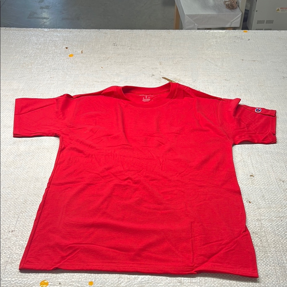 Champion Red Short Sleeve Tee